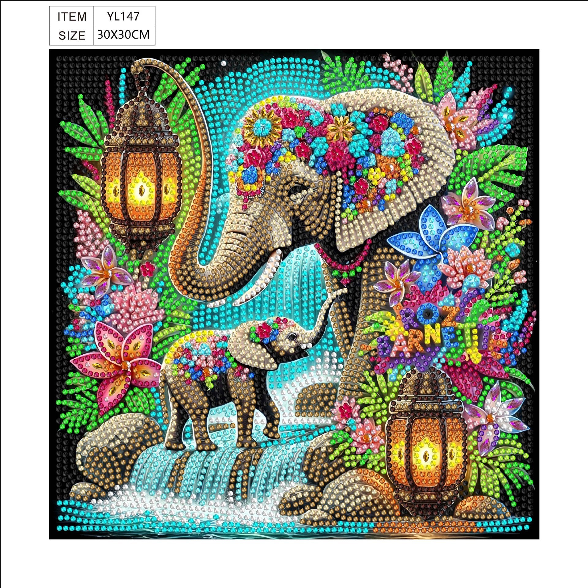 Diamond Painting DIY Kit – Vibrant and Colorful Animal Designs by Nesti Craft